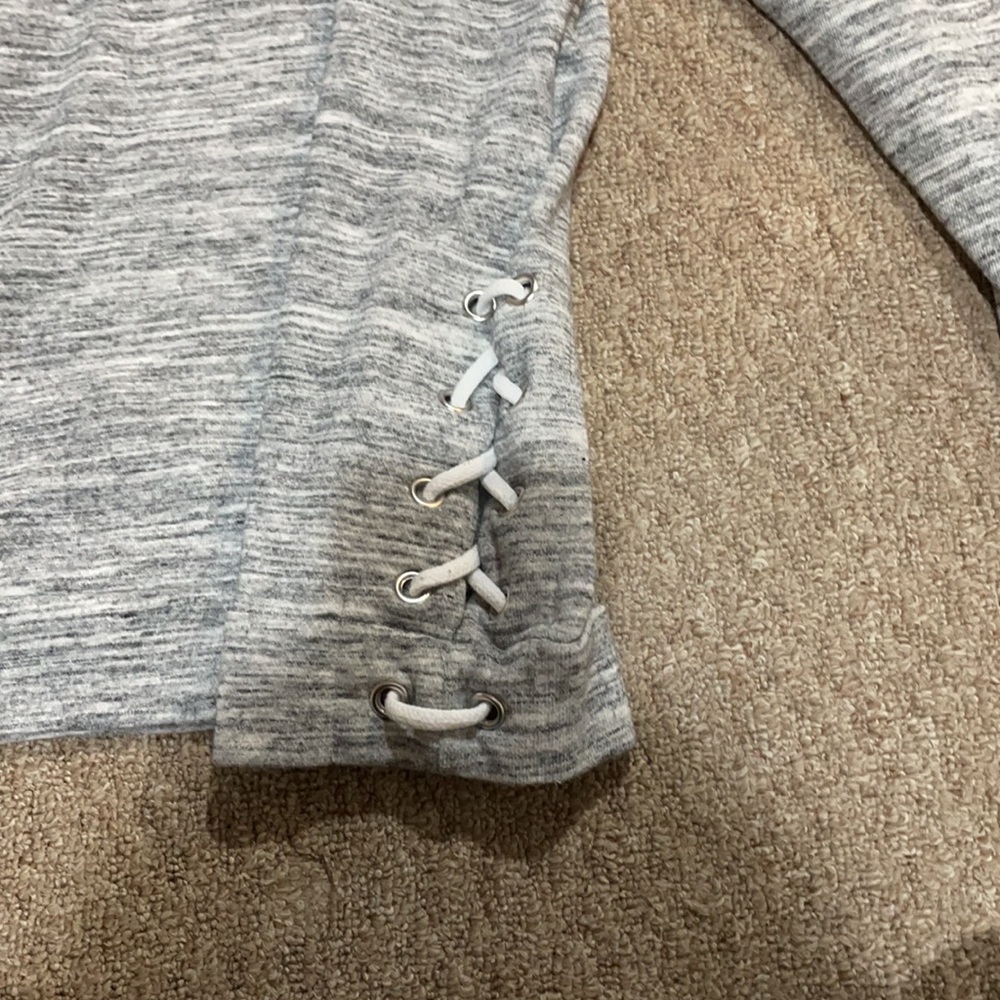 Pink Victoria’s Secret Grey Quarter Zip Sweatshirt - Picture 4 of 4